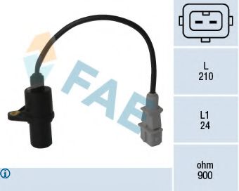 Датчик положения коленвала FAE 79047