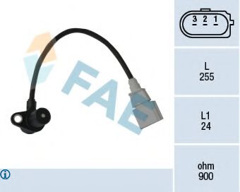 Датчик положения коленвала FAE 79050