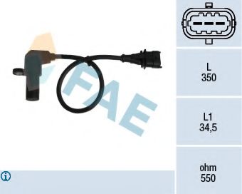 Датчик скорости FAE 79069