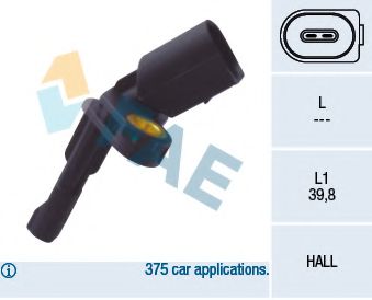 Датчик АБС FAE 78101