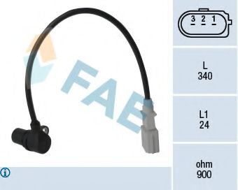 Датчик положения коленвала FAE 79198