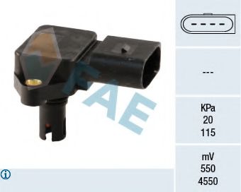 Датчик давления наддува FAE 15038