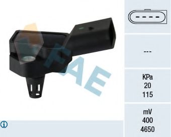 Датчик давления наддува FAE 15060