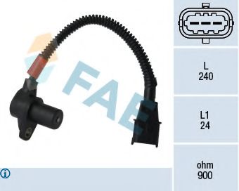 Датчик положения коленвала FAE 79356