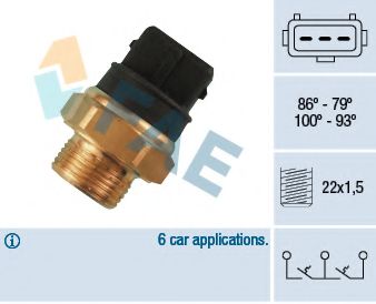 Датчик включения вентилятора FAE 38250