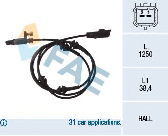 Датчик АБС FAE 78089