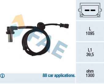 Датчик АБС FAE 78062