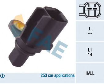 Датчик АБС FAE 78113