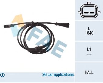 Датчик АБС FAE 78122
