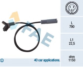 Датчик АБС FAE 78017