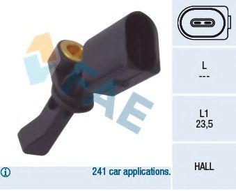 Датчик АБС FAE 78066