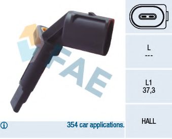 Датчик АБС FAE 78090