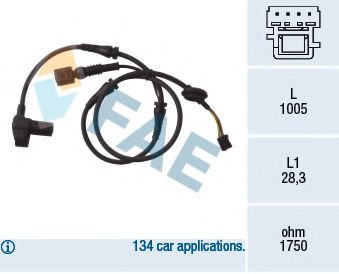 Датчик АБС FAE 78004