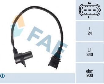Датчик положения коленвала FAE 79427