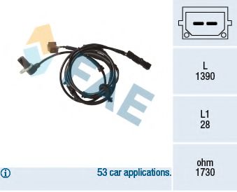 Датчик АБС FAE 78171