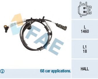 Датчик АБС FAE 78215