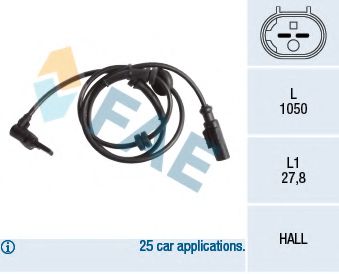 Датчик АБС FAE 78250