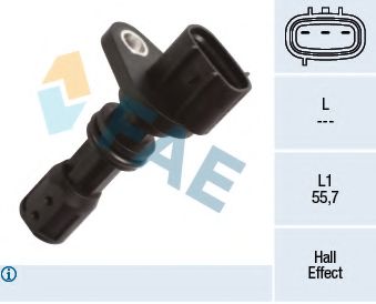 Датчик положения коленвала ISUZU 8-97136-125-1