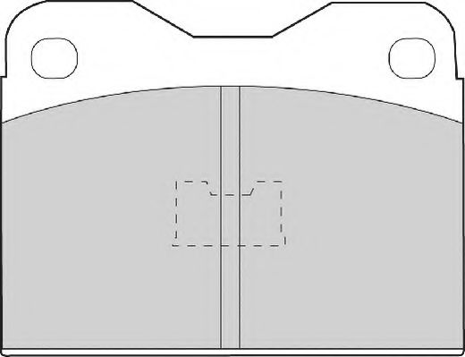 Тормозные колодки necto FD446A