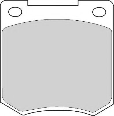 Тормозные колодки necto FD257A