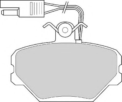 Тормозные колодки necto FD6361A