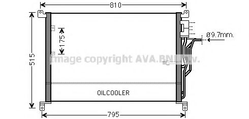 Радиатор кондиционера AVA AI5301
