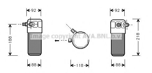 Осушитель кондиционера AVA AID153