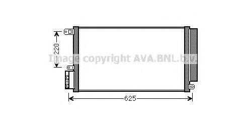 Радиатор кондиционера AVA ALA5115D