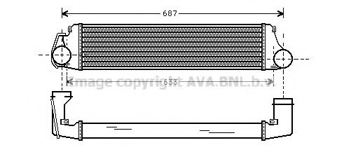 Интеркулер AVA BW4207