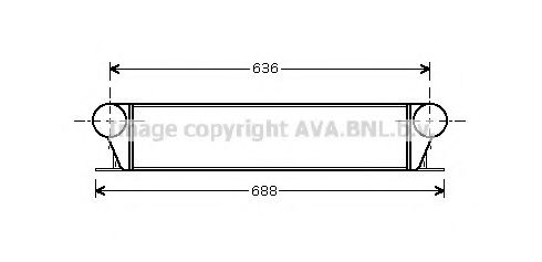 Интеркулер AVA BW4253