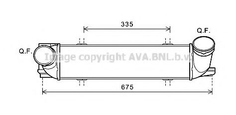 Интеркулер AVA BW4438