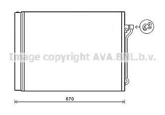 Радиатор кондиционера AVA BW5409D