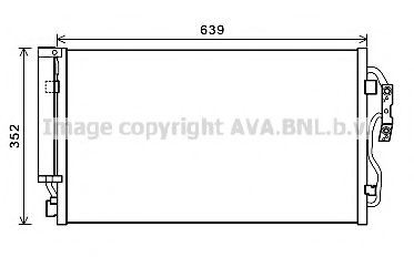Радиатор кондиционера AVA BW5477D