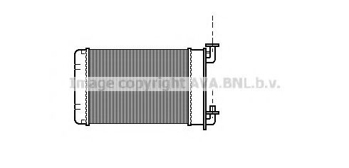 Радиатор печки AVA BW6022
