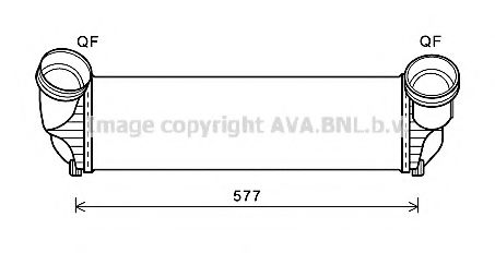Интеркулер AVA BWA4543