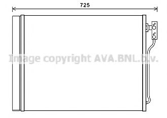 Радиатор кондиционера AVA BWA5435D