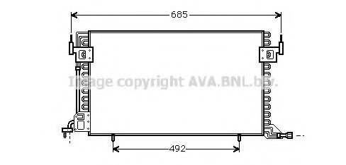 Радиатор кондиционера AVA CN5100