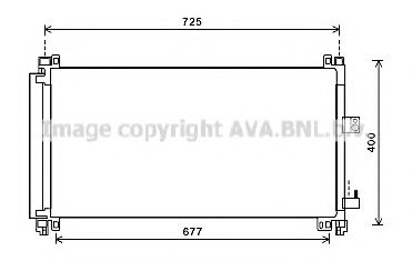 Радиатор кондиционера AVA CN5273D
