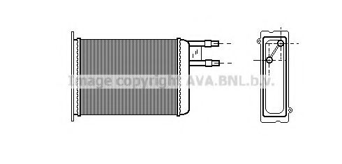 Радиатор печки AVA CN6128
