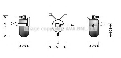 Осушитель кондиционера AVA CND184