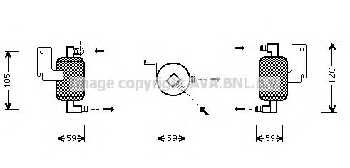 Осушитель кондиционера AVA CND186
