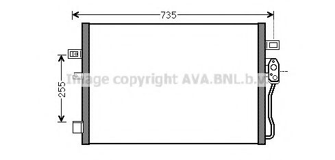 Радиатор кондиционера AVA CR5139