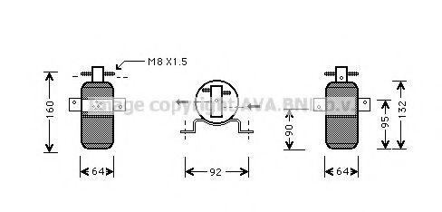 Осушитель кондиционера ava CRD058