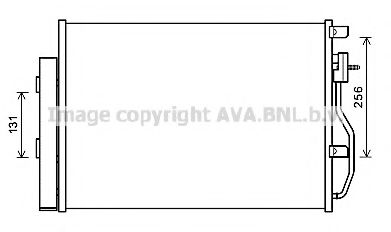 Радиатор кондиционера AVA CTA5048D