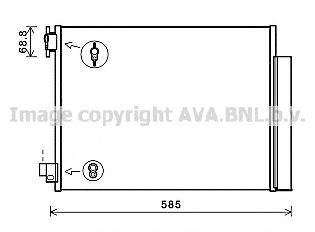 Радиатор кондиционера AVA DA5011D
