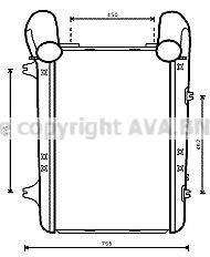 Интеркулер AVA DF4056