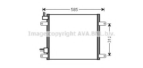 Радиатор кондиционера AVA DF5042