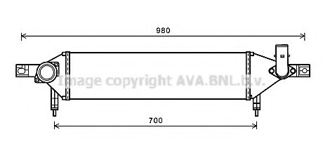 Интеркулер AVA DN4409
