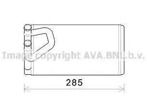 Радиатор печки AVA DN6373