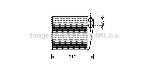 Радиатор печки AVA DNA6256